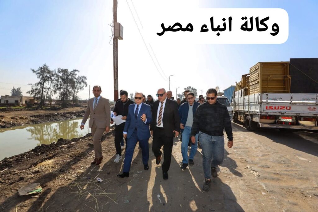 محافظ كفرالشيخ يتفقد الأعمال الإنشائية لقطاع الربط «طريق دسوق المزدوج-والطريق القديم» وتغطية 550 مترًا على مصرف سالم لربط محاور التنمية dfgfg