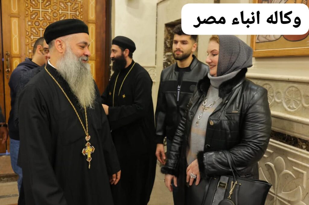 د رانيا رفعت شريف تزور اكبر كنائس كفرالشيخ لتقديم التهنئة بعيد الميلاد المجيد. whatsapp image 2026 01 10 at 3.02.34 pm